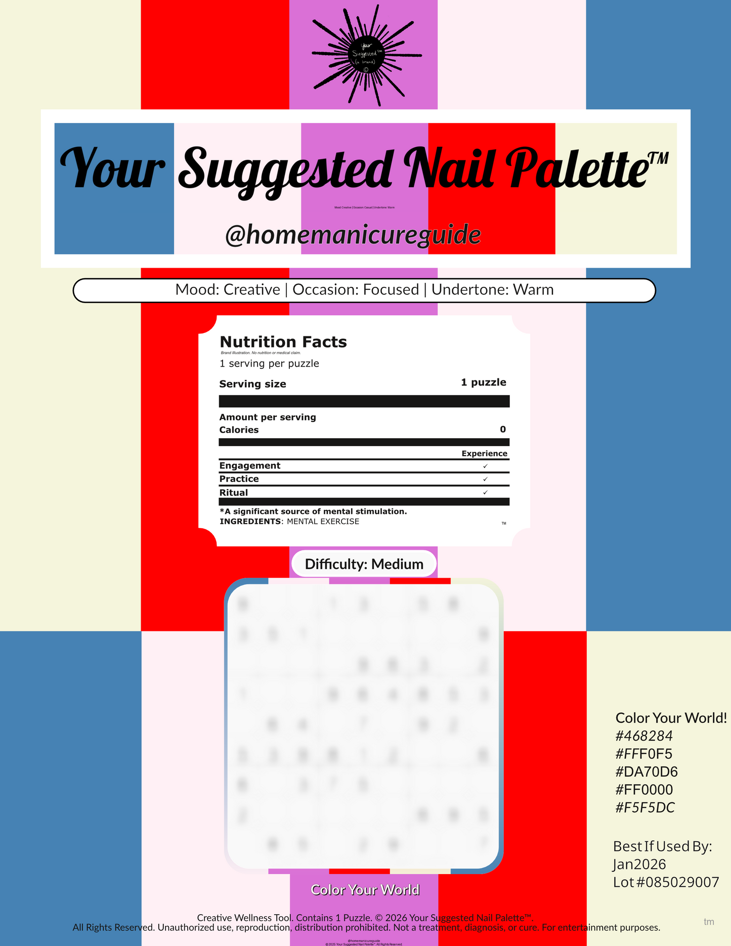 3 Day Creative Wellness Ritual by Your Suggested Nail Palette™