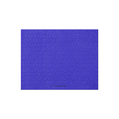 Your Suggested Nail Palette brand dark slate blue colored jigsaw puzzle on a white background.