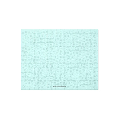 Monochromatic Your Suggested Nail Palette brand jigsaw puzzle in light cyan on white background