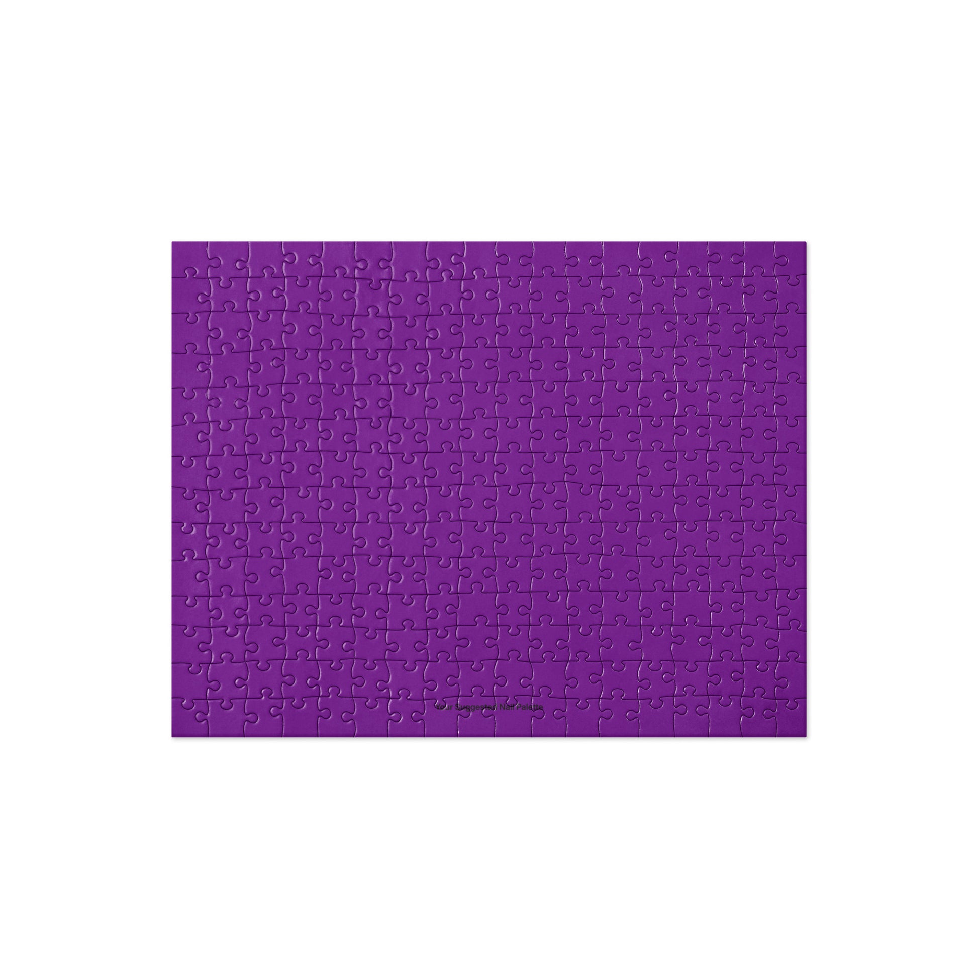 Monochromatic Purple Your Suggested Nail Palette brand jigsaw puzzle on white background