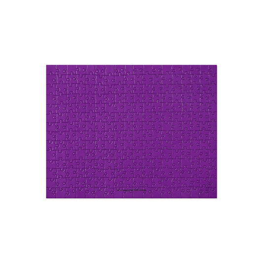 Monochromatic Purple Your Suggested Nail Palette brand jigsaw puzzle on white background